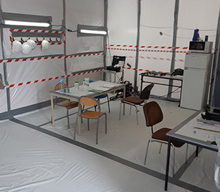 Chantier de décontamination